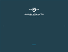 Tablet Screenshot of clarkpartington.com
